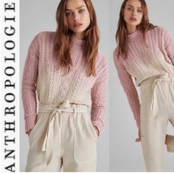 Anthropologie Marci Dip Dyed Cable Knit Sweater
NWOT - Picture 1 of 7